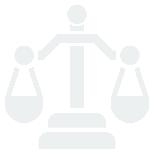 Weighing scale of law icon