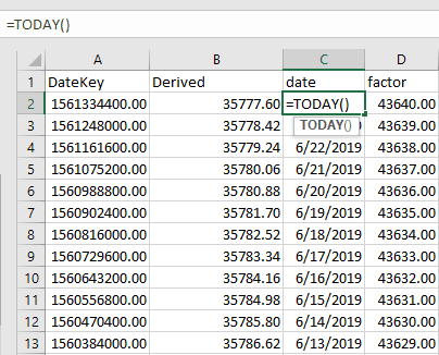 API Create Calendar Table With Excel