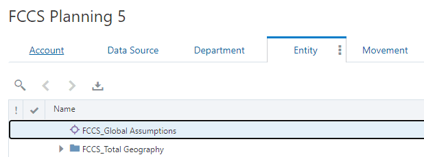 EDMCS Entity Dimension Overview