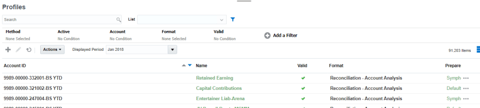 Reconciliation Process