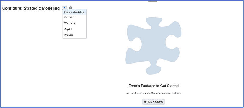 EPBCS Features Configuration