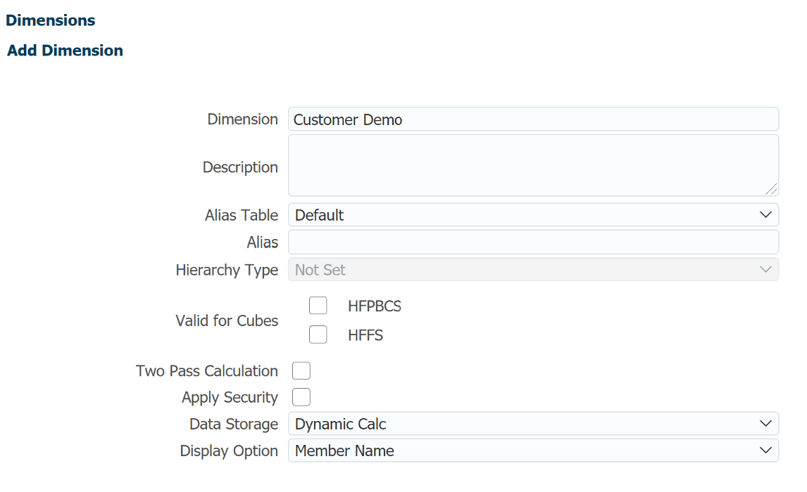 Create Customer Dimension