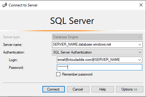 SQL Server Connection