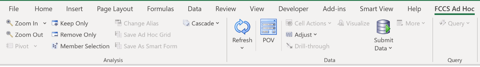 Ad Hoc Tab Interface