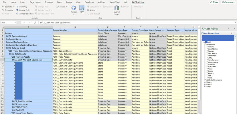 Smartview Excel Script Error Smart View: An Overview in Microsoft Excel - CloudADDIE Blog