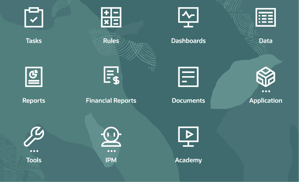 Selecting IPM from the Oracle Planning home page