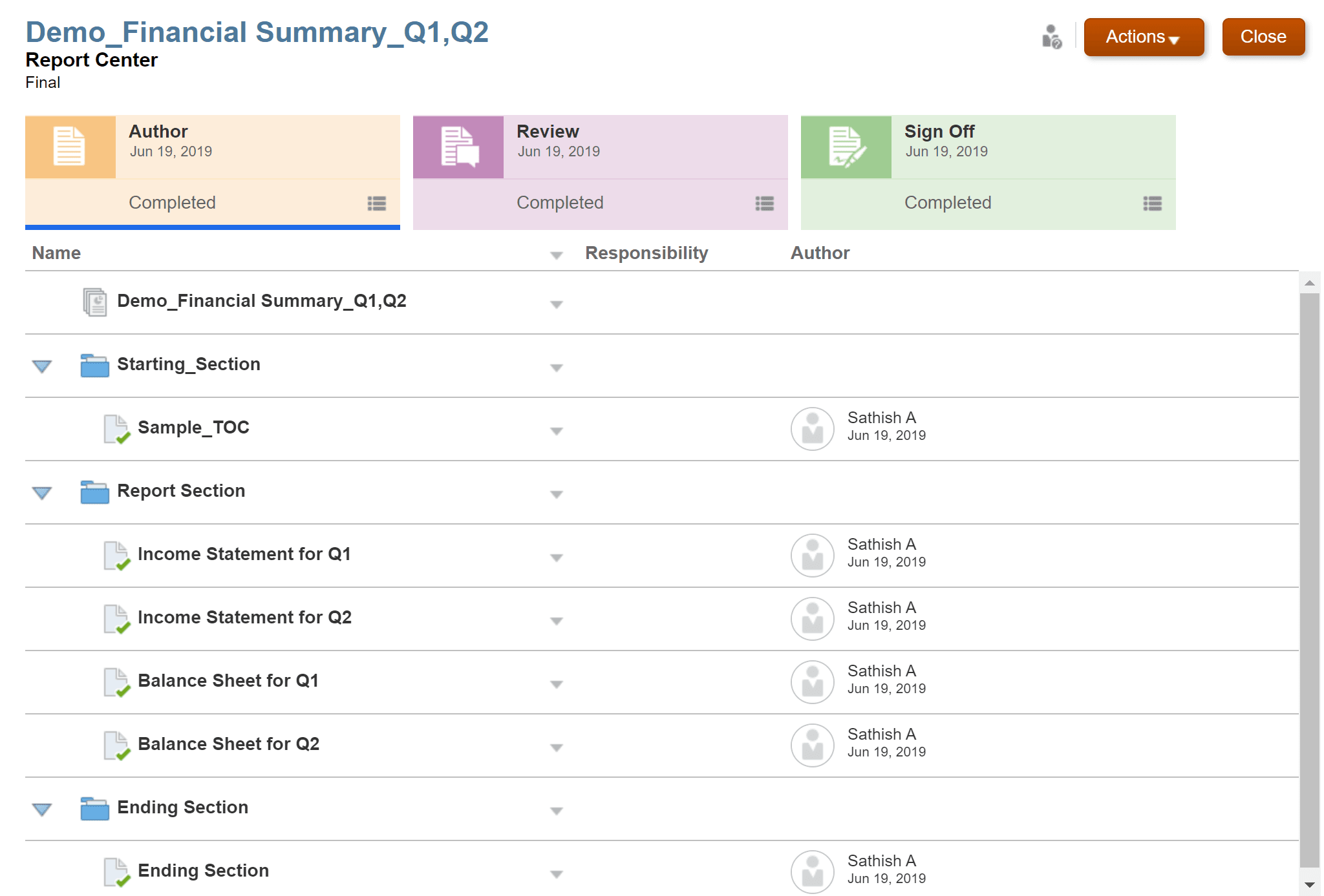 An Overview of Report Packages in EPM Narrative Reporting