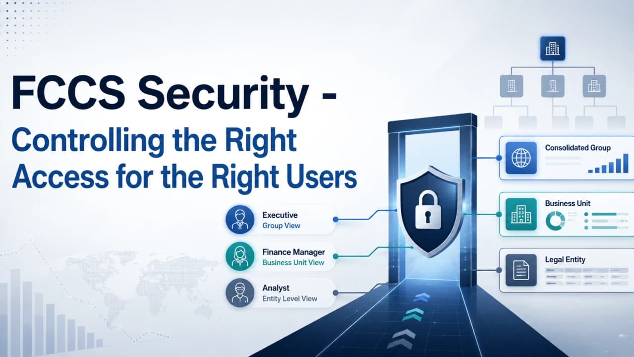 FCCS Security: Controlling the Right Access for the Right Users