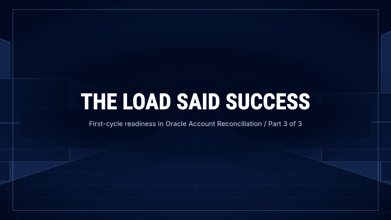 The Load Reported Success. The Balances Did Not Land.