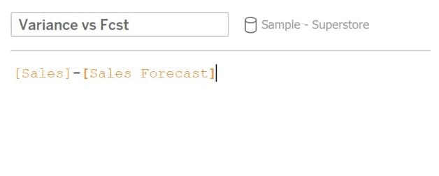 Variance Calculation